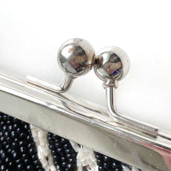 NINA Beaded Evening Bag with Chain Strap - Picture 5 of 8